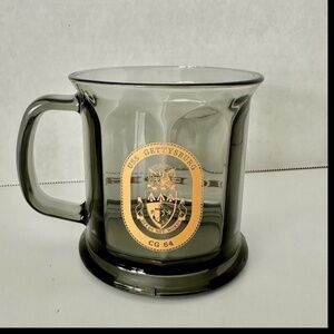 USS Gettysburg CG 64 Words Not Deeds Glass Mug